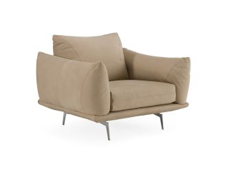 Saint Tropez - Modern Italian Leather Accent Chair