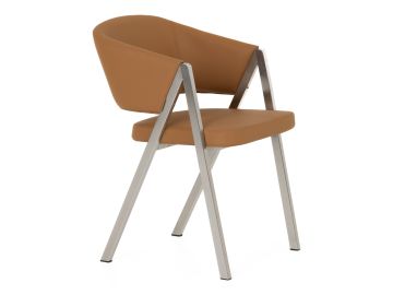 Marcus - Modern Vegan Leather Dining Chair (Set of 2)