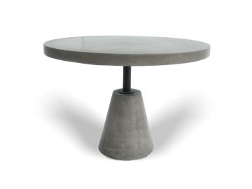 Lenado - Modern Grey Concrete End Table