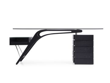 Suffolk - Contemporary Black Ash Desk