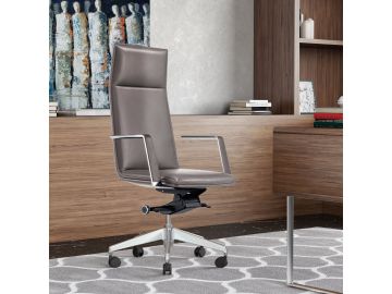 Gorsky- Modern Grey High Back Executive Office Chair