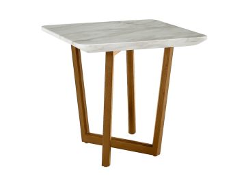 James - Mid Century Walnut + Ceramic End Table