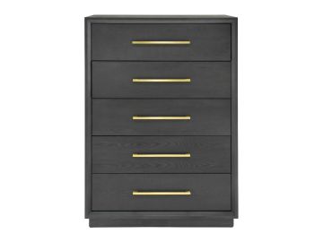 Manhattan- Contemporary Grey and Gold Chest