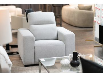 Bode - Modern Grey Fabric Recliner Chair