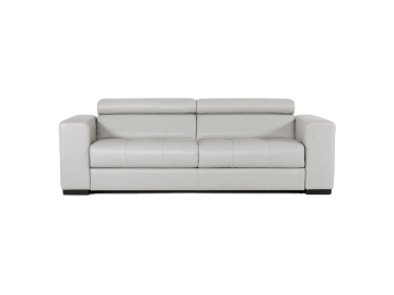 Lamod Italia Icon - Modern Italian Grey Leather Sofa Bed