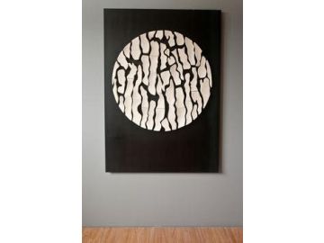 VIG23026 - 39 X 59 Black Framed Painting