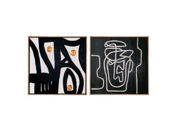 Burste - Modern Painting Set of 2
