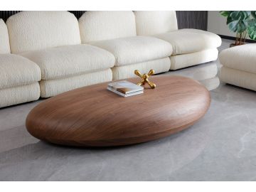 Fendi - Modern Walnut Coffee Table