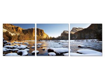 Modrest Yosemite 3-Panel Photo On Canvas