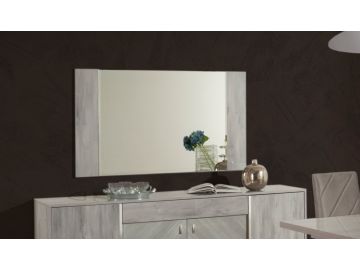 Alexa Italian Modern Grey Buffet Mirror