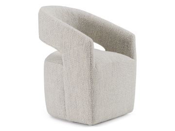 Angie - Modern Beige Fabric Dining Chair