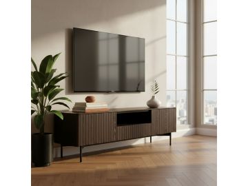 Calhoun - Modern Smoked Ash TV Stand