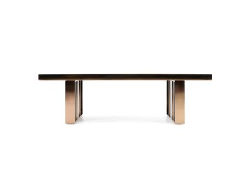 Cartier Modern Black & Rosegold Coffee Table