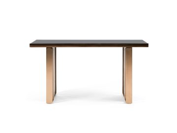 Cartier Modern Black & Rosegold Console Table