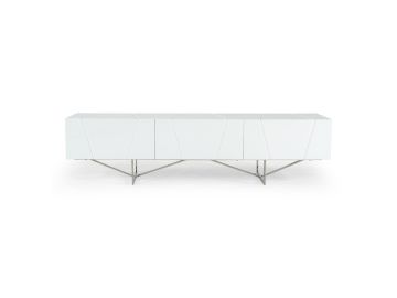 Chrysler Modern White TV Stand