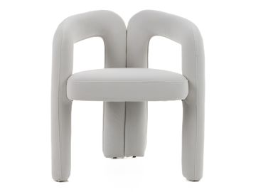 Ellen - Glam White Velvet Dining Chair