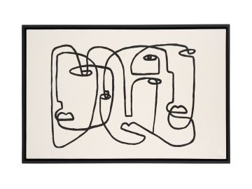 Faces - Modern 59" x 35" Painting