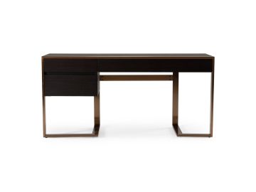 Modern Fauna Wenge and Rosegold Desk