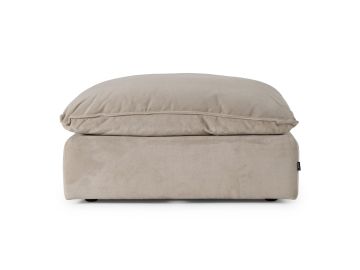 Garman - Modern Light Grey Ottoman