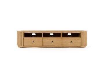 Jacobson - Modern Natural Acacia TV Stand