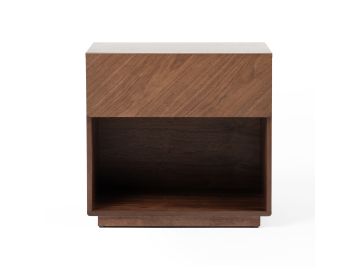 Kamela- Modern Walnut Nightstand