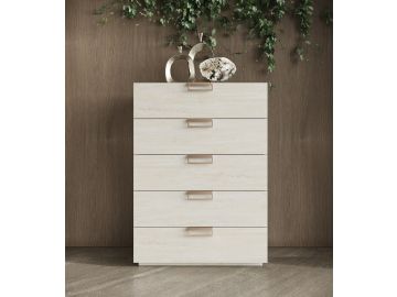 Lago - Modern Faux Travertine Chest