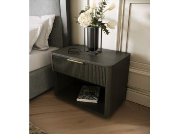 Santa Monica - Modern Grey Wash Nightstand