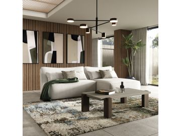 Racine - Modern White Fabric Modular Sectional Sofa