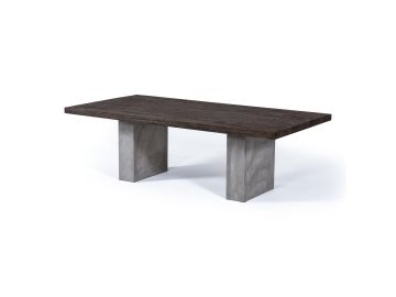 Renzo Modern Oak & Concrete 94" Dining Table