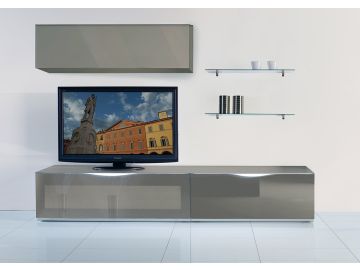 MO-USA2 Modena Grey TV Entertainment System Made In Italy