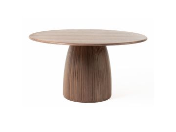 Sheridan - Mid-Century Modern Walnut Round Dining Table