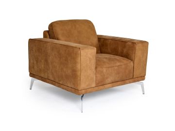 Soho - Italian Cognac Leather Armchair