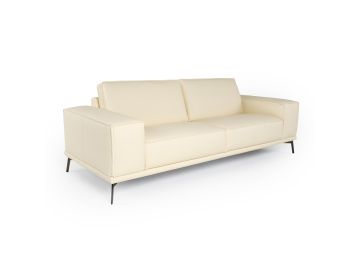 Soho - Italian Ivory Leather Sofa