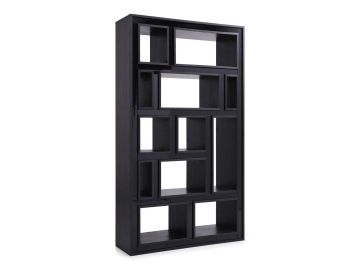 Suffolk - Contemporary Black Ash Bookcase