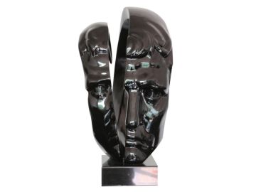 Statue Modern Black Sculpture