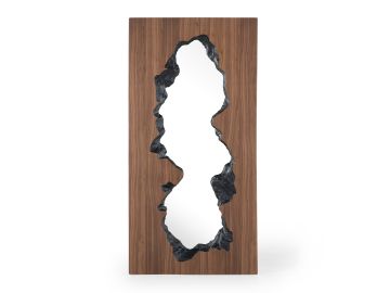 Timber - Modern Walnut Leaning Floor Mirror