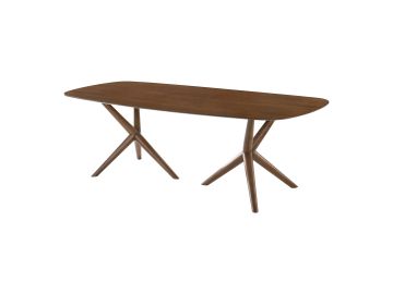 Utah - Modern Walnut Rectangular Dining Table
