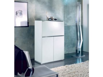 VR275 Verona White TV Entertainment System Made In Italy