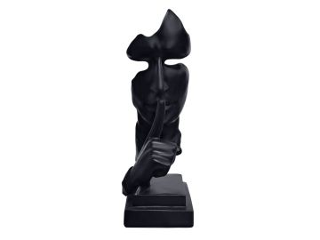Whisper Modern Black Sculpture