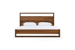 Berlin - Modern Walnut Bed