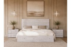 Asus - Modern Italian White Bedroom Set