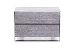 Arlene Modern Grey Elm Nightstand