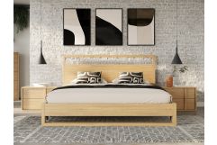 Berlin - Modern Natural Oak Bed