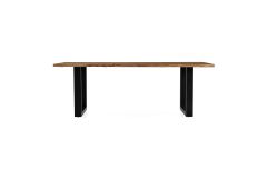 Taylor Large 87" Modern Live Edge Wood Dining Table