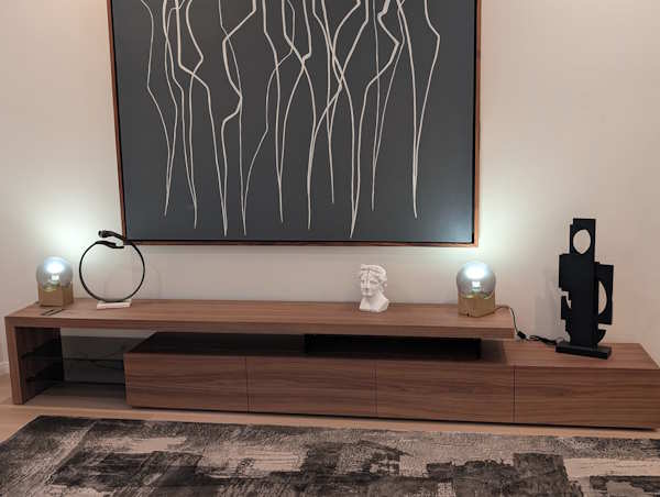 contemporary console table