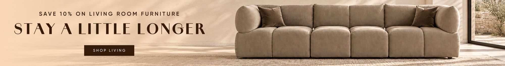 Save 10% on Living room furniture